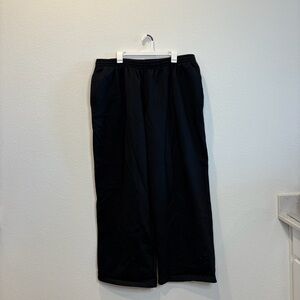 Skims Black Sweatpants Elastic Waist Relaxed Fit